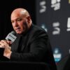 Dana White comes back on stage to defend Conor McGregor after leaving UFC 329 post-fight presser