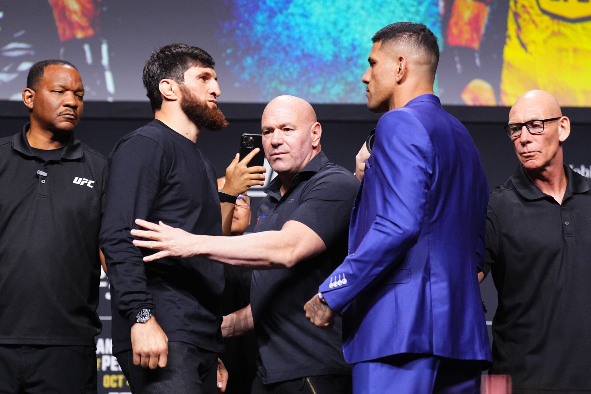 Magomed Ankalaev mocks Alex Pereira’s heavyweight KO loss after ‘Poatan’ laughs off trilogy pitch