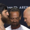 Magomed Ankalaev and Bogdan Guskov make weight ahead of UFC Abu Dhabi