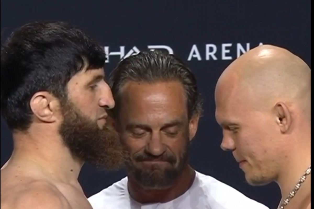 Magomed Ankalaev and Bogdan Guskov make weight ahead of UFC Abu Dhabi