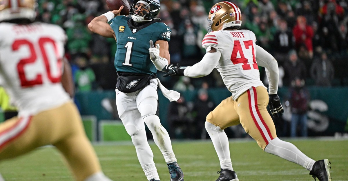 As a passer only, Jalen Hurts’ rankings make some sense