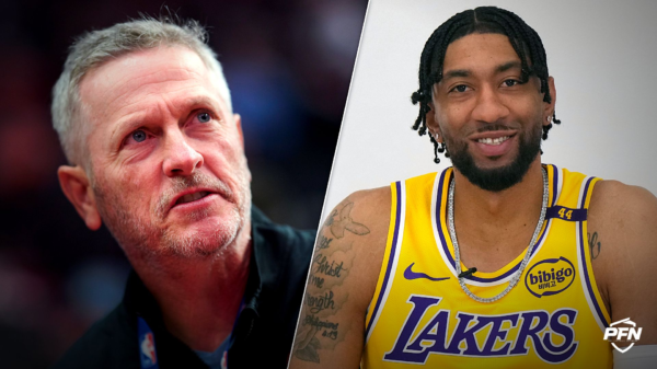 ‘New Worst Owner’ — NBA World Clowns Blazers’ Tom Dundon for Inquiring About Ex-Lakers Big Man Christian Wood
