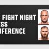 UFC Belgrade Pre-Fight Press Conference