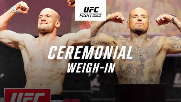 UFC Belgrade Ceremonial Weigh-In