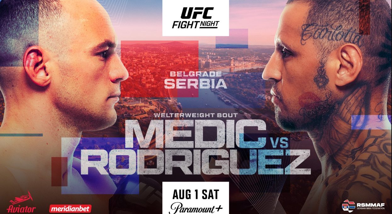 UFC Belgrade: ‘Medić vs. Rodriguez’ Live Results and Highlights