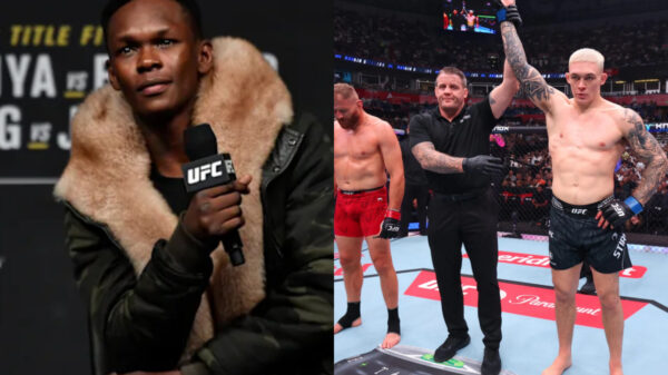Israel Adesanya wants top 5 ranking for Navajo Stirling following sensational UFC Belgrade finish: “Another day in the office”