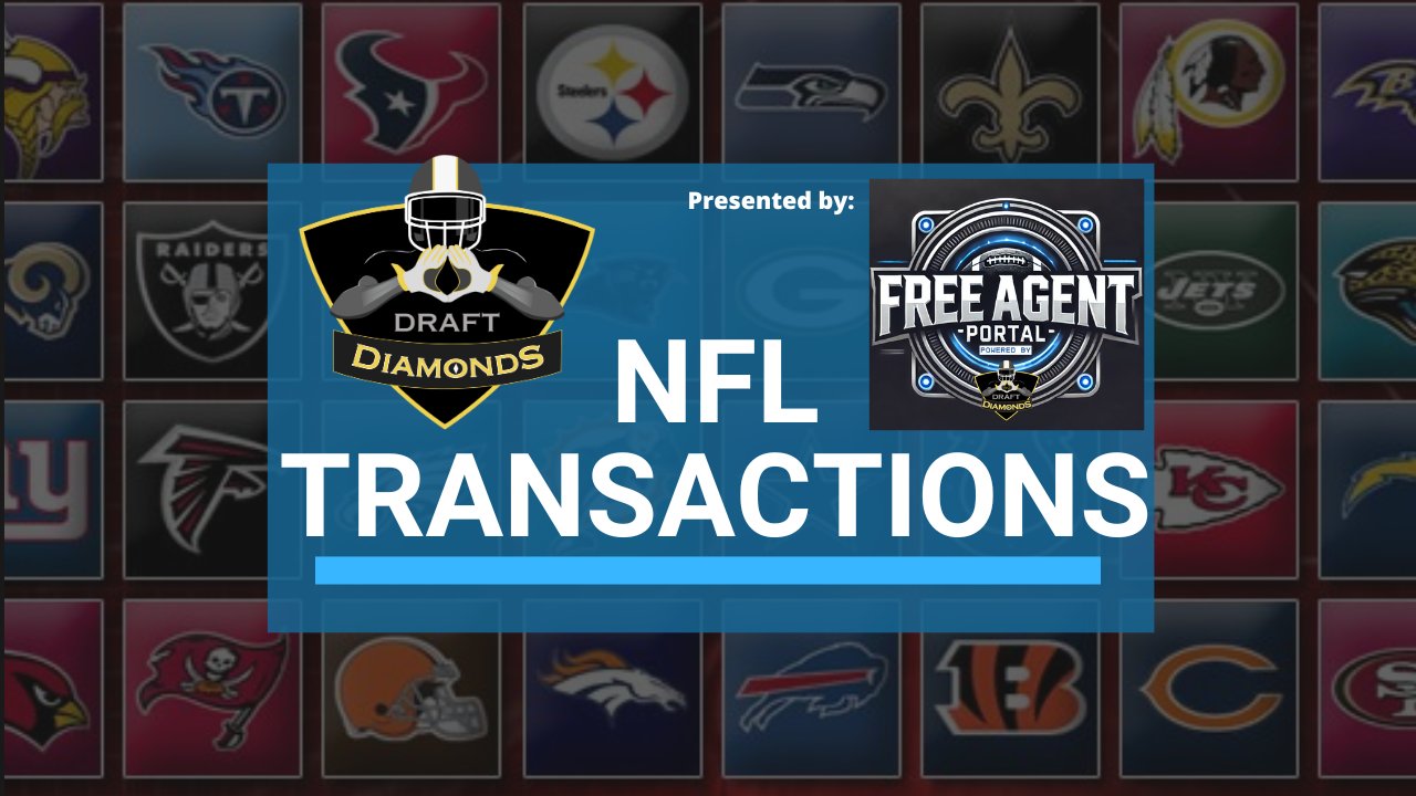 NFL Transactions for August 4th, 2026 | Presented by The Free Agent Portal