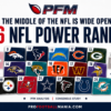 The Middle of the NFL Is Wide Open in the 2026 Power Rankings