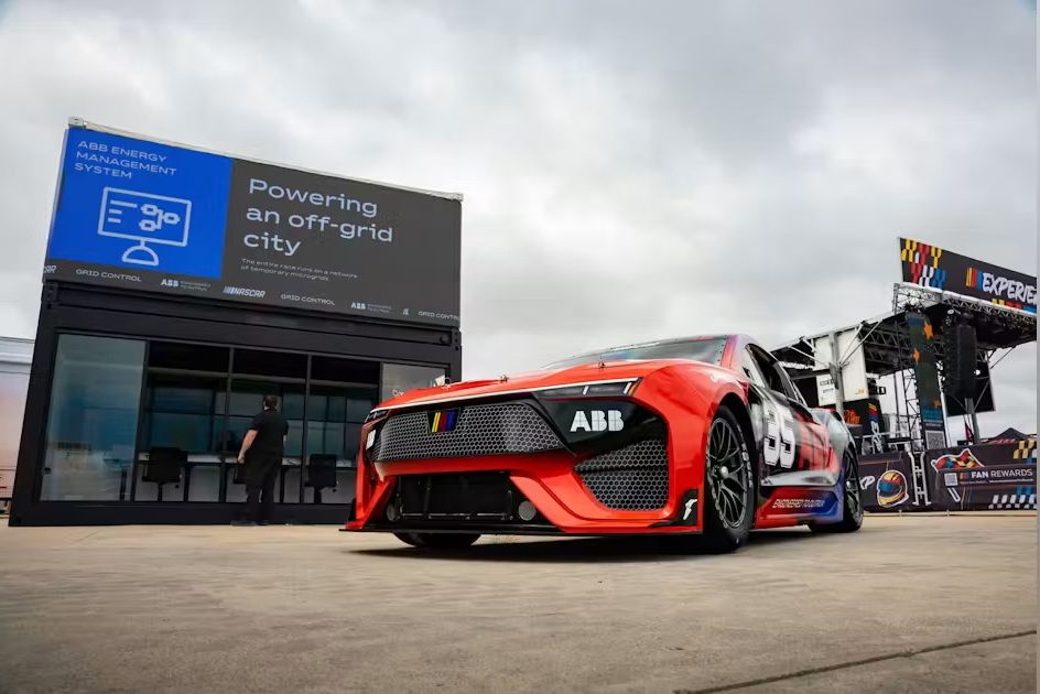NASCAR’s San Diego race required a mobile self-sufficent power grid