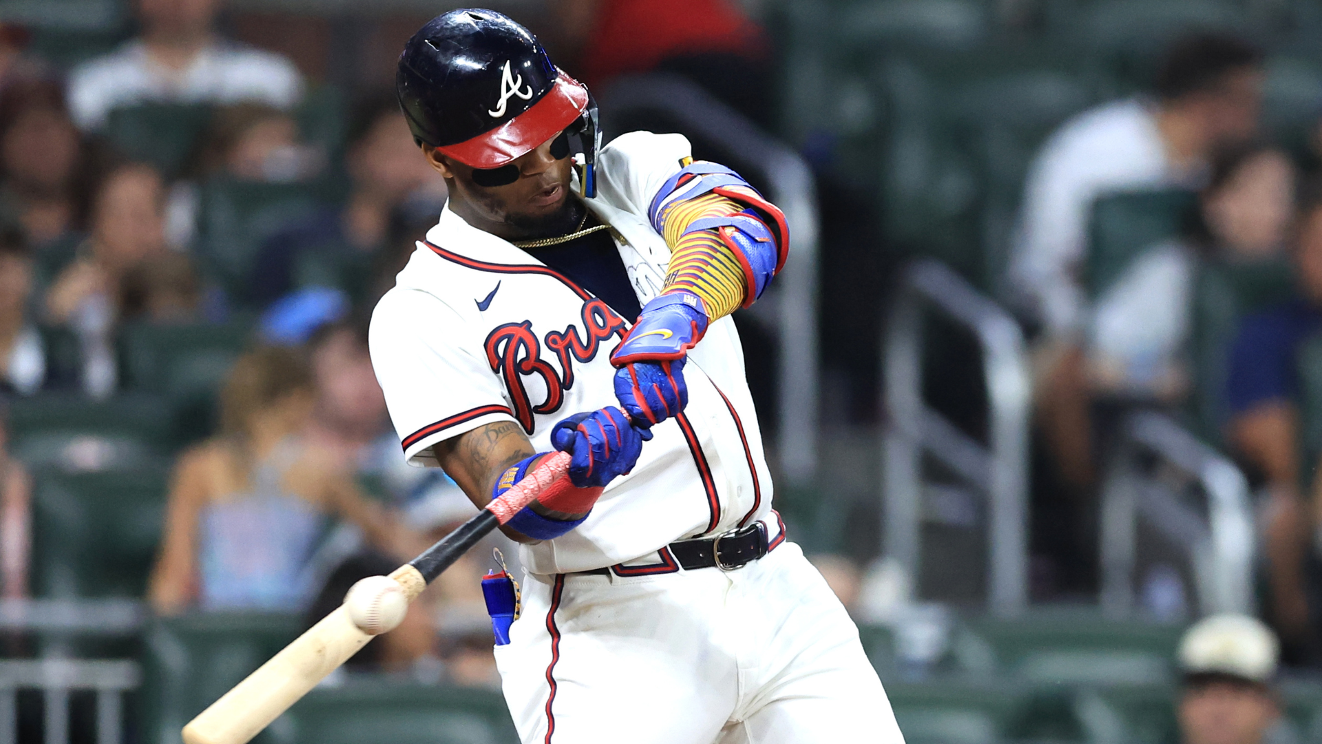 MLB blooper of the year? Braves’ Ronald Acuña Jr. homers thanks to colliding Marlins outfielders