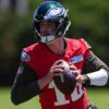 Eagles Training Camp Practice Notes: Backup quarterback battle heating up