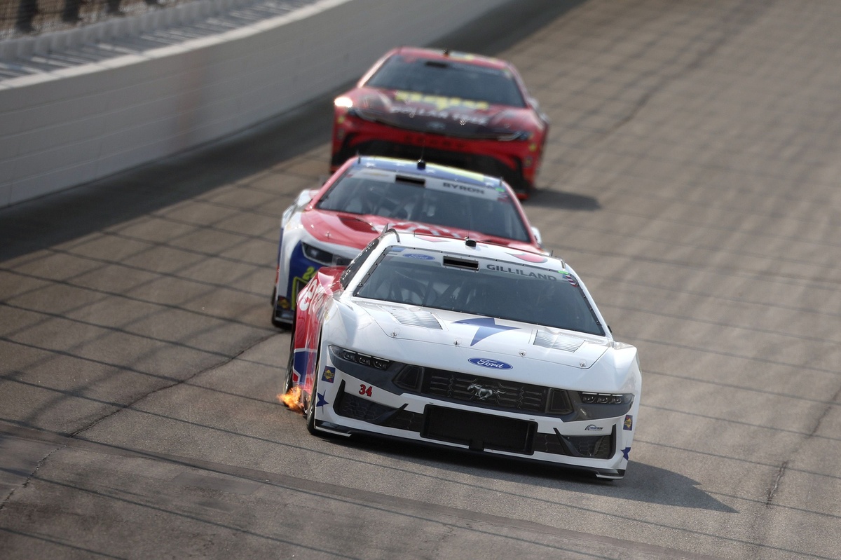 Chicagoland is a new, very jumpy race track for NASCAR NextGen cars