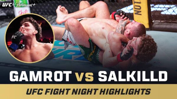 UFC Vegas 120 main event highlights: Quillan Salkilld taps out Mateusz Gamrot
