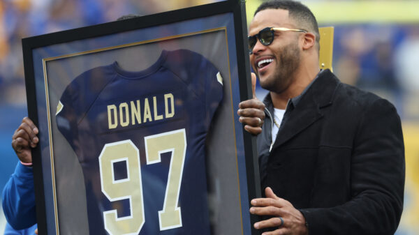 Rams GM Les Snead, Myles Garrett open up about potential Aaron Donald return