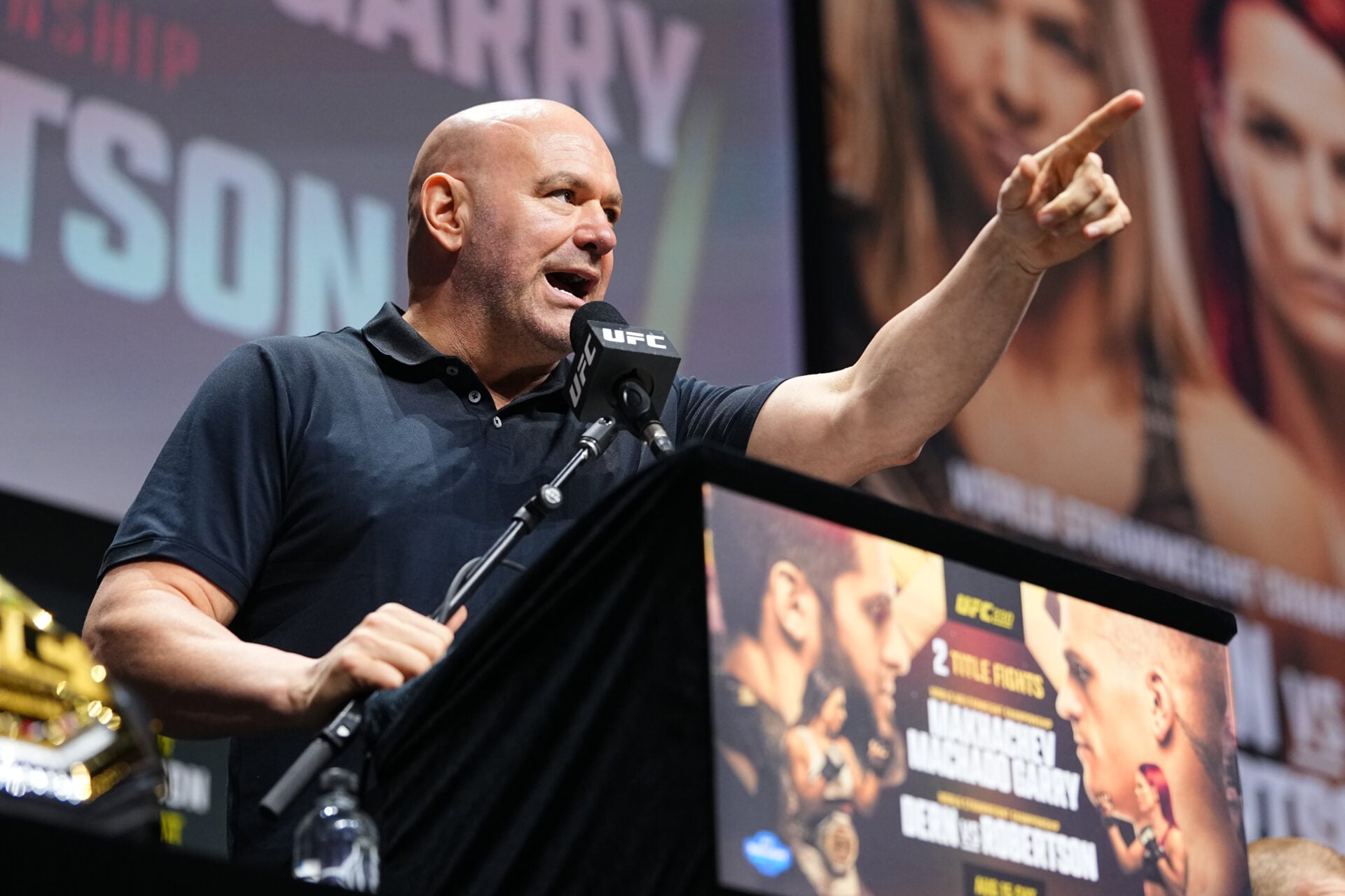 Dana White debuts AI assistant during UFC 330 post-fight press conference to help with continuous problem