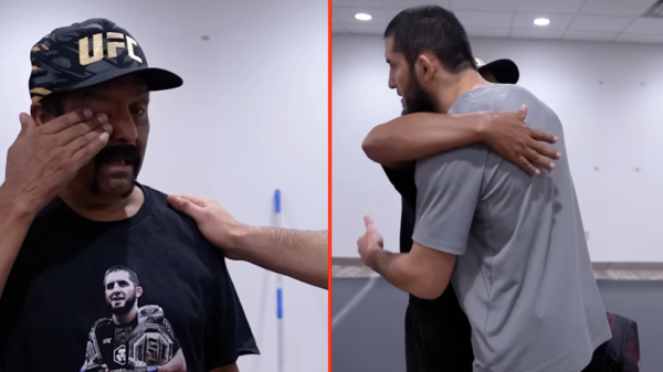 ‘It’s my dream’… Islam Makhachev makes cancer patient cry with joy during meeting at UFC 330