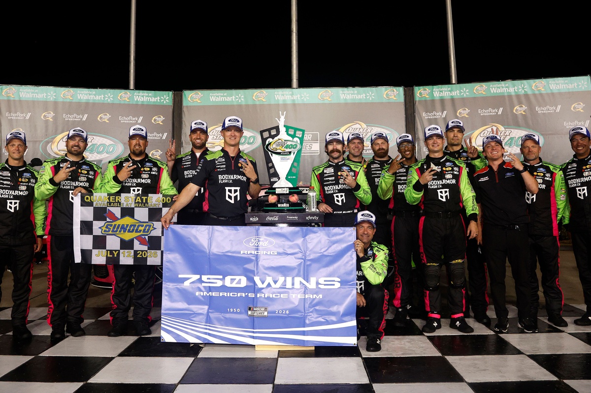 History was made in the NASCAR Cup race at Atlanta