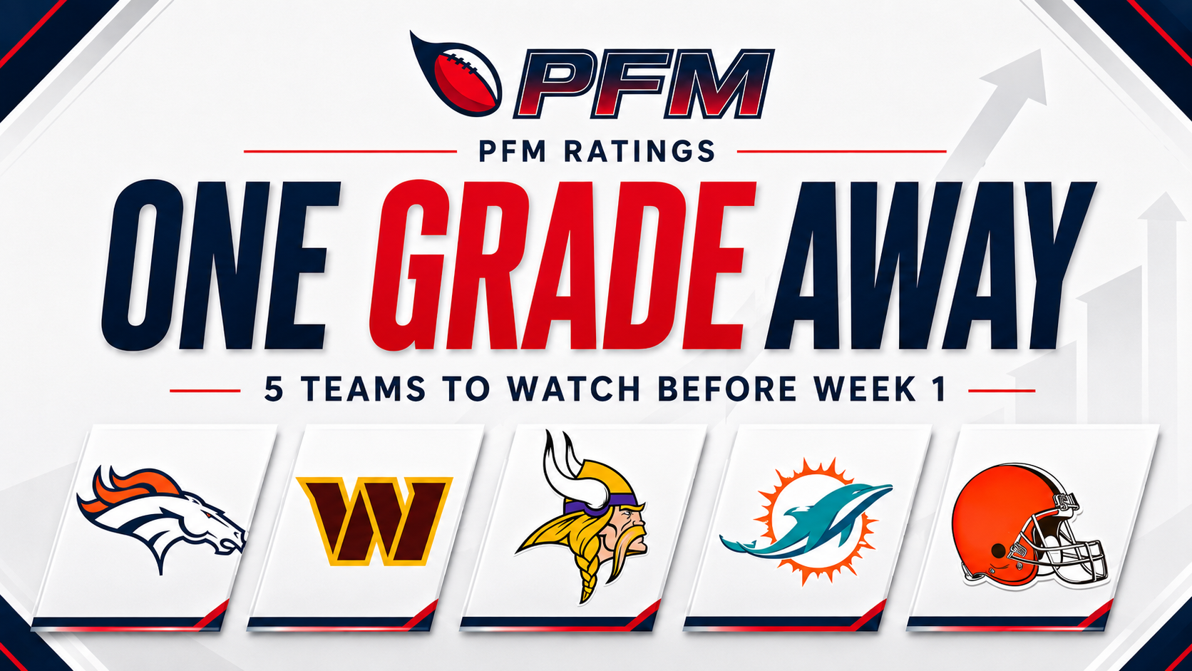 One Grade Away: 5 NFL Teams That Could Jump Tiers