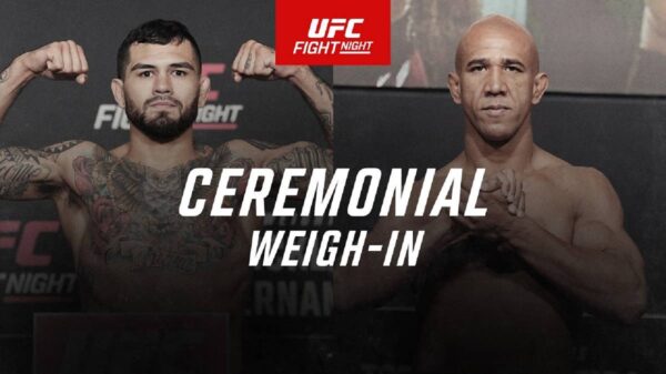 UFC Sacramento Ceremonial Weigh-In Video