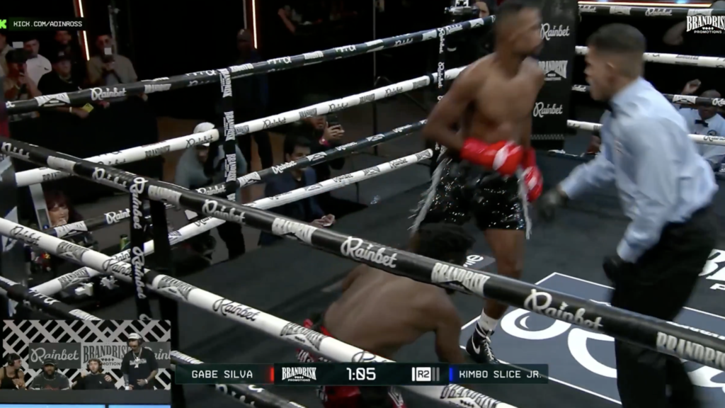 Watch Anderson Silva’s son vs Kimbo Slice Jr end in big knockout at Brand Risk 15