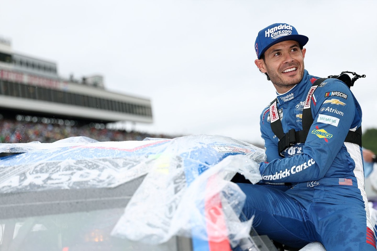 Kyle Larson explains what he liked about challenging conditions in New Hampshire