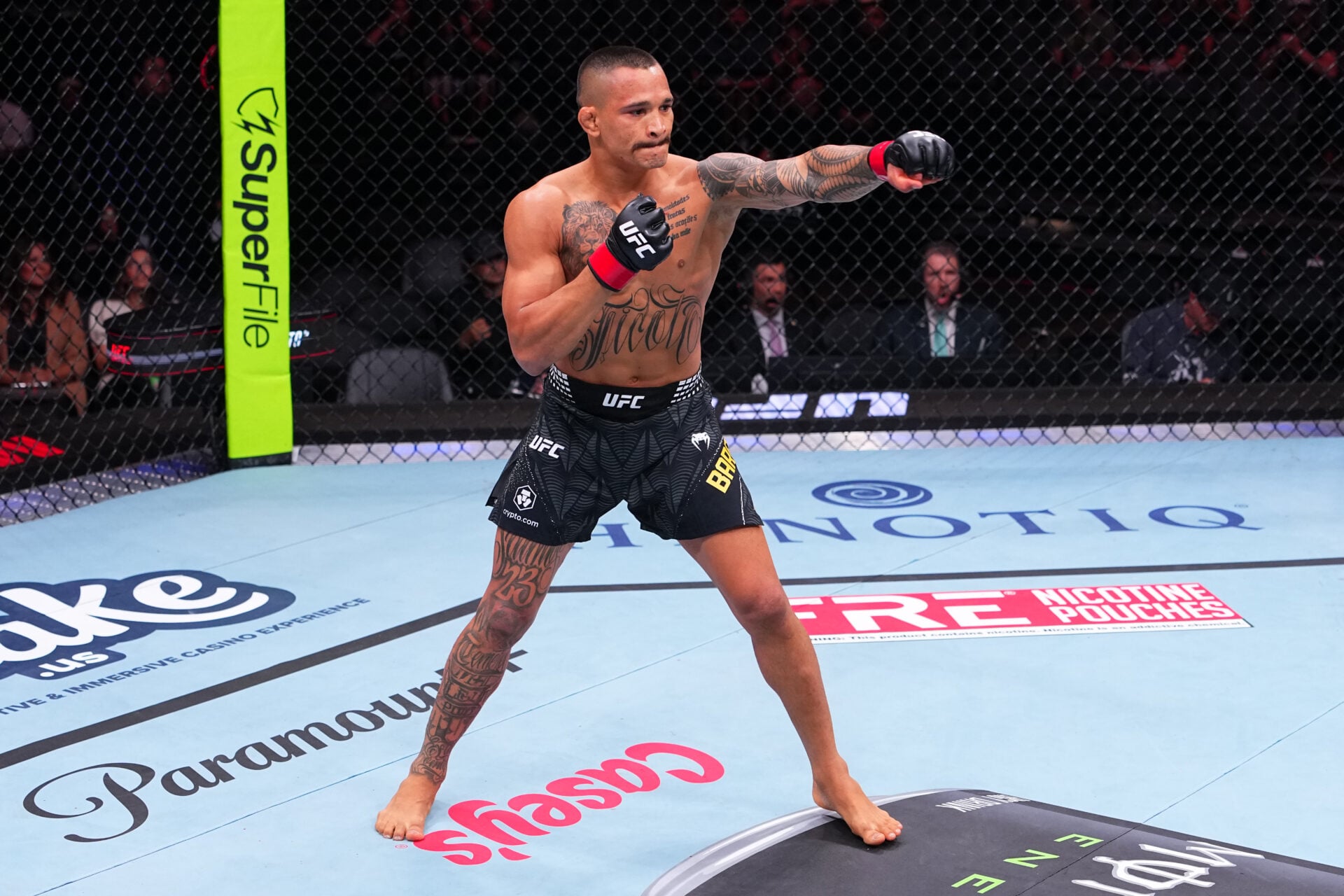 UFC Sacramento star jumped three weight classes in one night before landing stunning first round KO