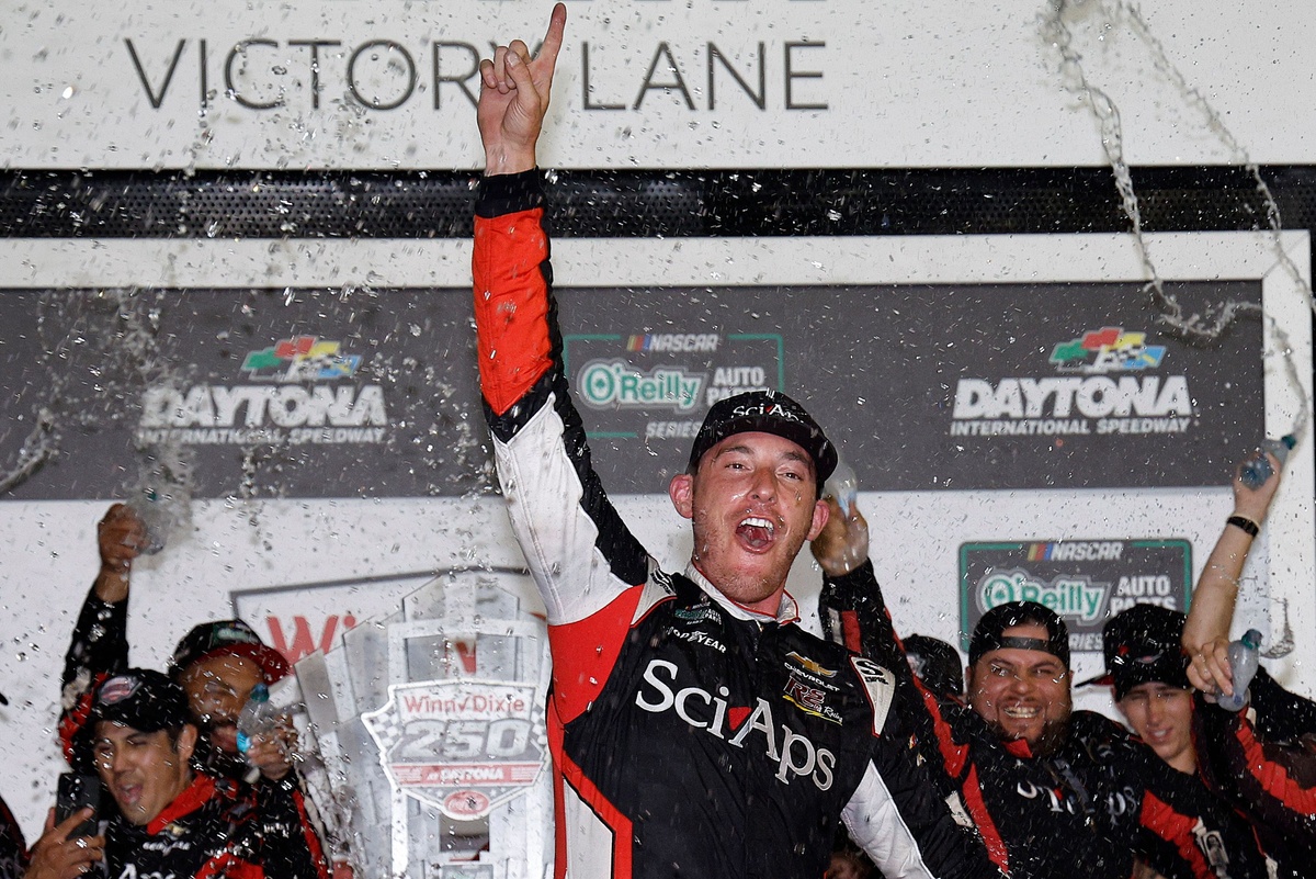 Ryan Sieg wins first NASCAR O’Reilly race after 13 years of trying