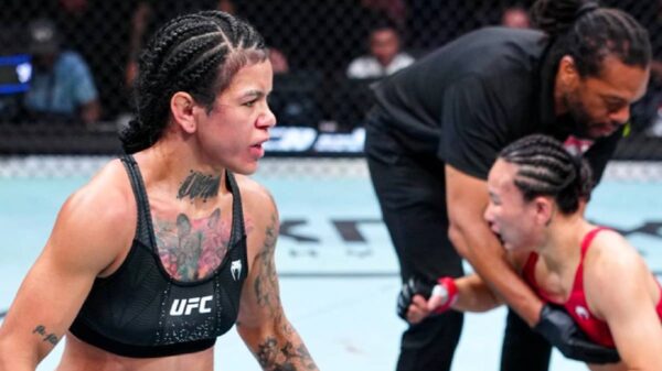 UFC Shanghai Highlights: Denise Gomes brutally KOs Yan Xiaonan