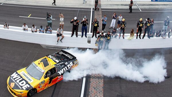 Dale Jr. apologizes and Kvapil explains controversial burnout across Indy bricks