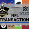 NFL Transactions for September 1st, 2026 | Presented by MIJO Sports And Entertainment