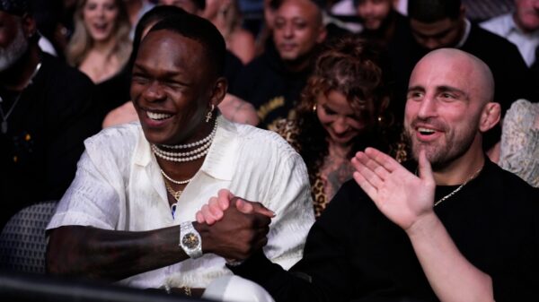 Israel Adesanya is training with Alexander Volkanovski and Mauricio Ruffy after City Kickboxing exit