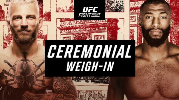 UFC Paris Ceremonial Weigh-In Video