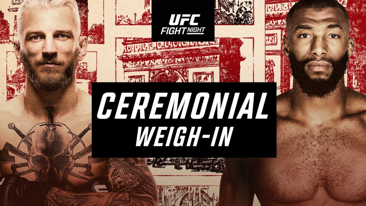 UFC Paris Ceremonial Weigh-In Video