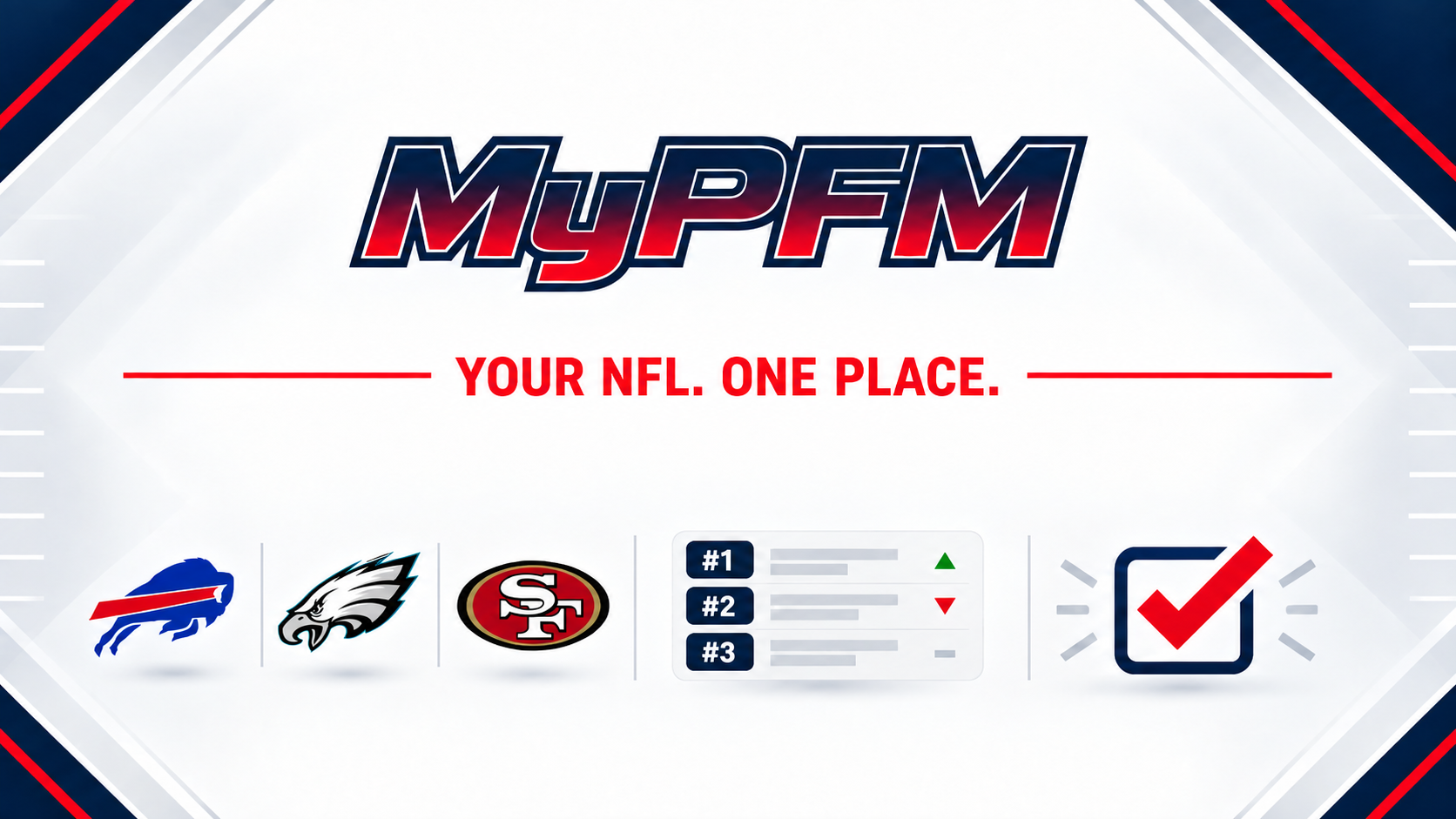 My PFM Puts Your NFL Teams, Fantasy Players and Picks in One Place