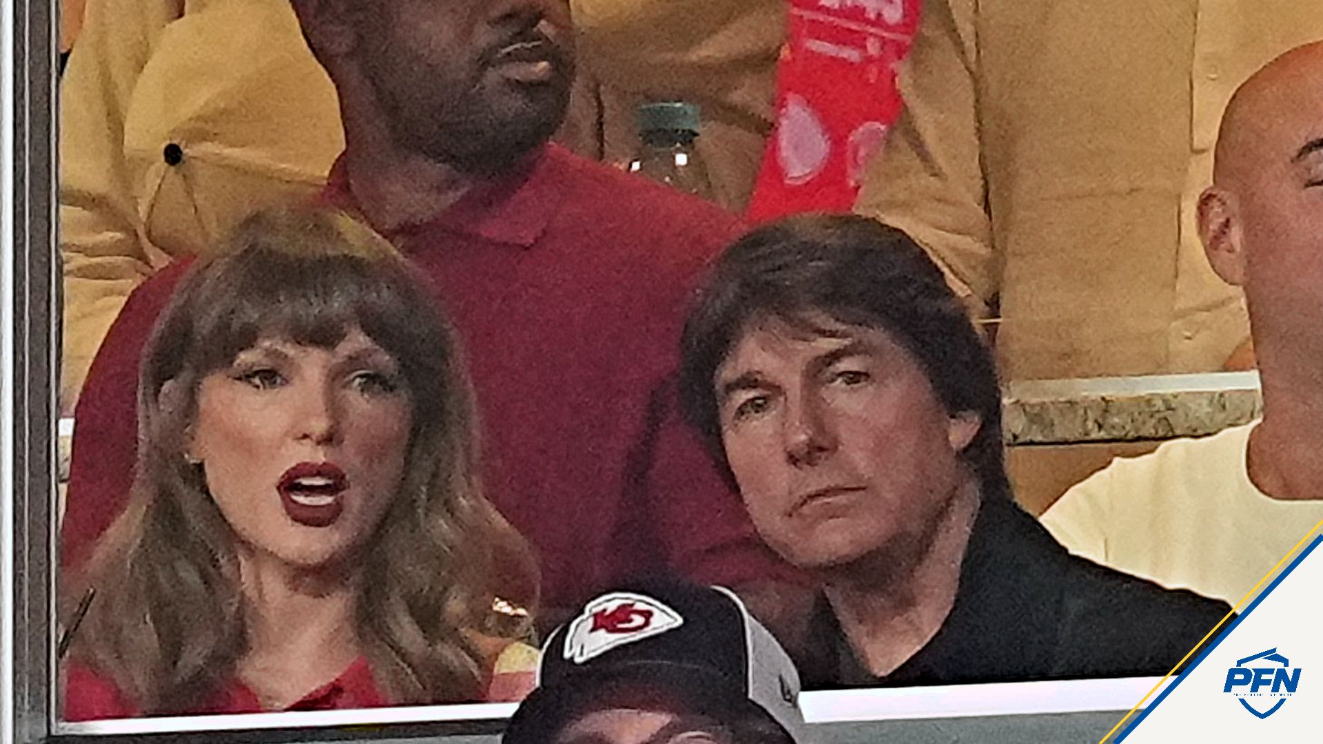 ‘Sick of Her,’ ‘Nobody Cares’ — NFL Fans Slam ESPN for Showing Taylor Swift Alongside Tom Cruise During Chiefs-Broncos