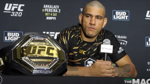 Alex Pereira mocks Ciryl Gane following UFC heavyweight title promotion