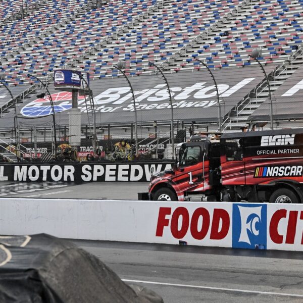 NASCAR Cup Bristol Night Race starting lineup: Kyle Larson on pole as rain cancels qualifying