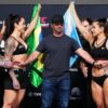 Watch as UFC Vegas 121 fighter throws money and condoms at OnlyFans star opponent