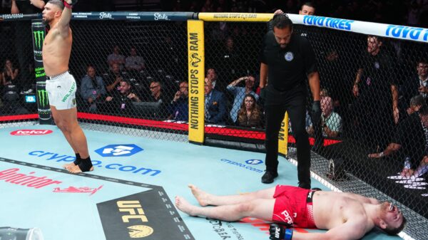 Johnny Walker knocks out Tom Aspinall’s sparring partner in sensational heavyweight debut at UFC 332