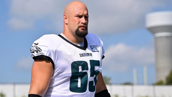 ‘Best Right Tackle in the NFL,’ ‘End of an Era’ — Jason Kelce, Ex-NFL Stars Pay Tribute to Eagles Legend Lane Johnson After Surprise Retirement