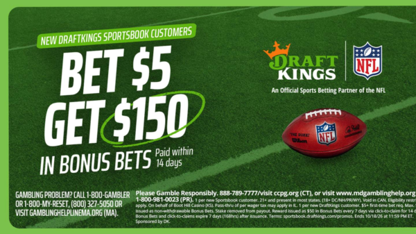 DraftKings Promo Code: Score $150 in Bonus Bets With a $5 Bet on Wednesday’s MLB Playoffs Divisional Series