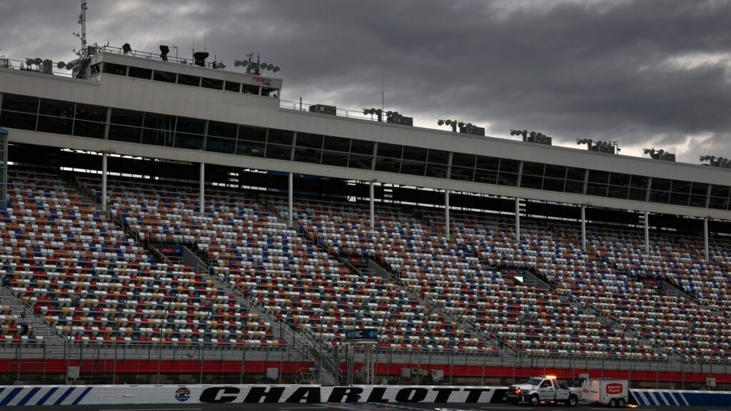 NASCAR O’Reilly race postponed to late Sunday due to heavy rain at Charlotte