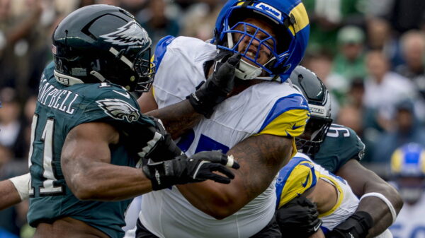 Rams Star Receives 2-Game Suspension From NFL for Punching Bills Star Bradley Chubb