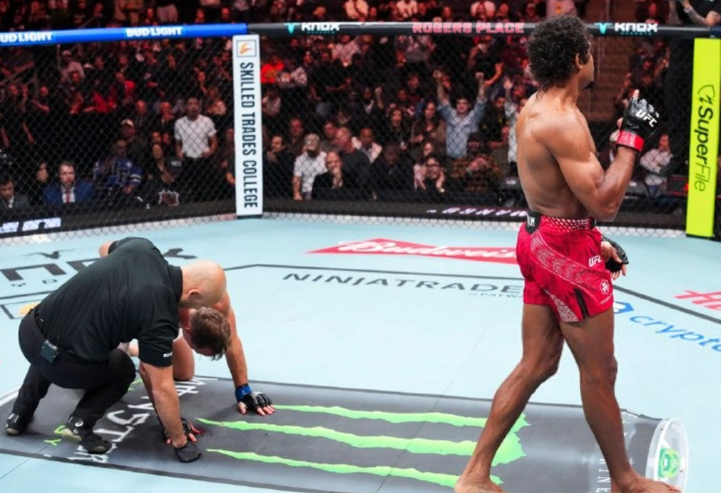 UFC Edmonton Bonus Report: Mandel Nallo one of four ‘POTN’ winners