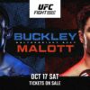UFC Edmonton: Buckley vs. Malott Live Results
