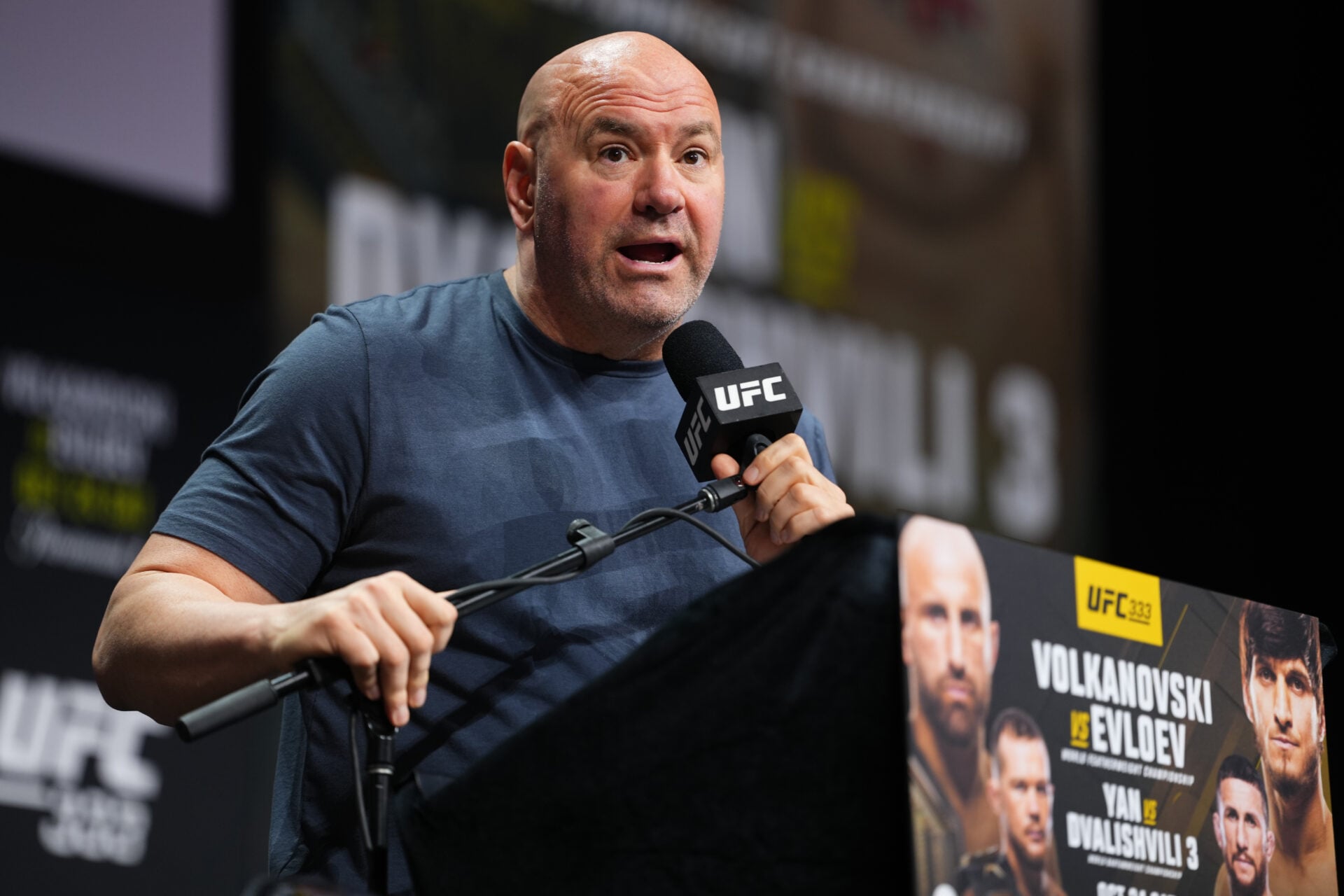 Dana White seemingly didn’t recognize top 5 heavyweight in awkward UFC 333 press conference moment