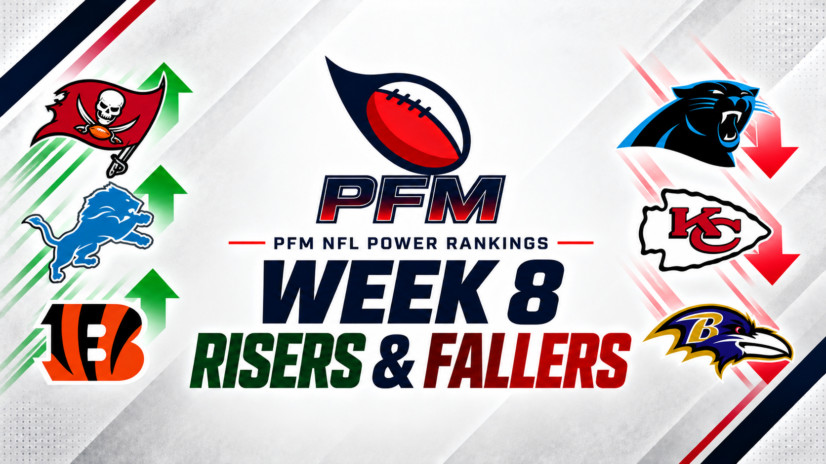2026 NFL Week 8 Power Rankings: Biggest Risers and Fallers