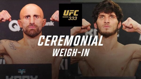 UFC 333 Ceremonial Weigh-In