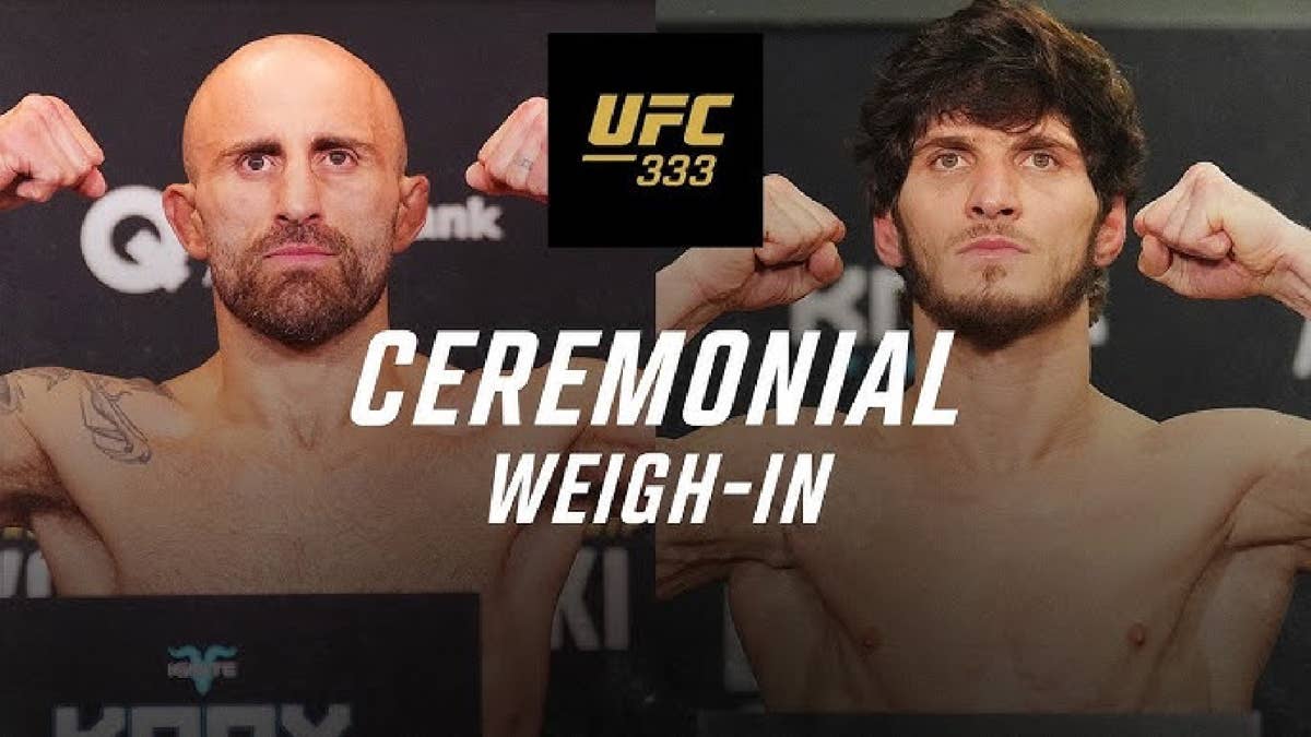 UFC 333 Ceremonial Weigh-In